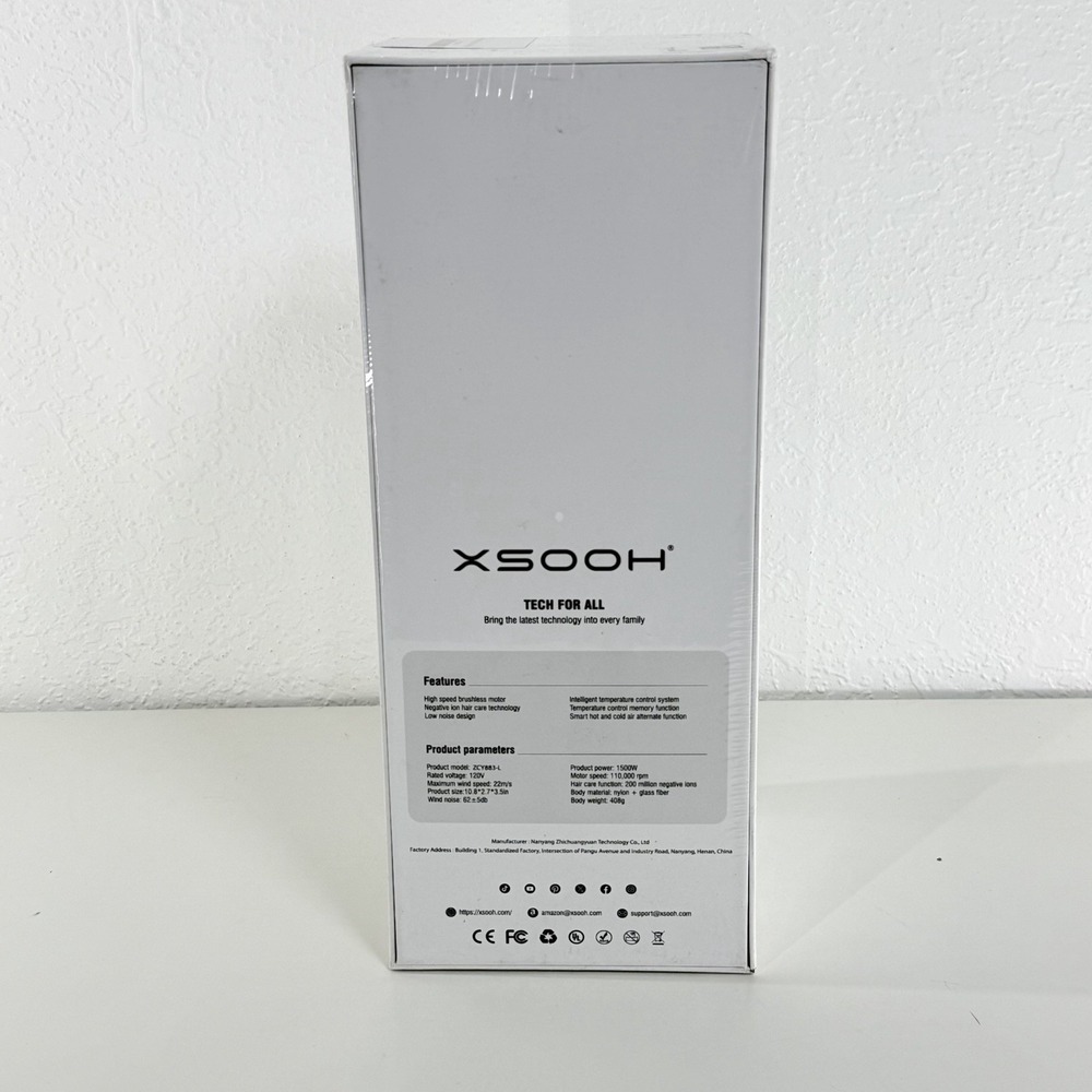 XSOOH Hair Dryer, 110,000 RPM High Speed Motor Negative Ion Tech Like Dyson - Picture 3 of 6